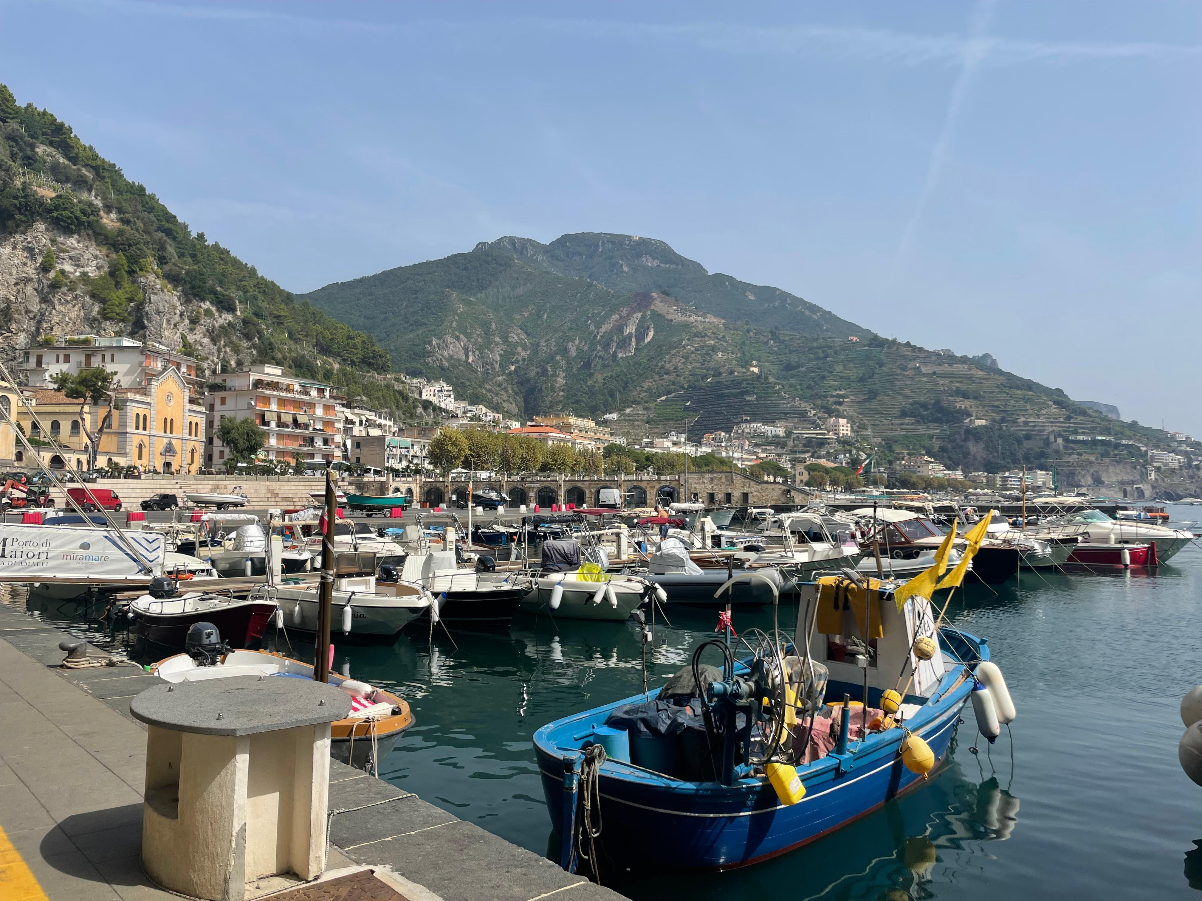 From Maiori ferry port 