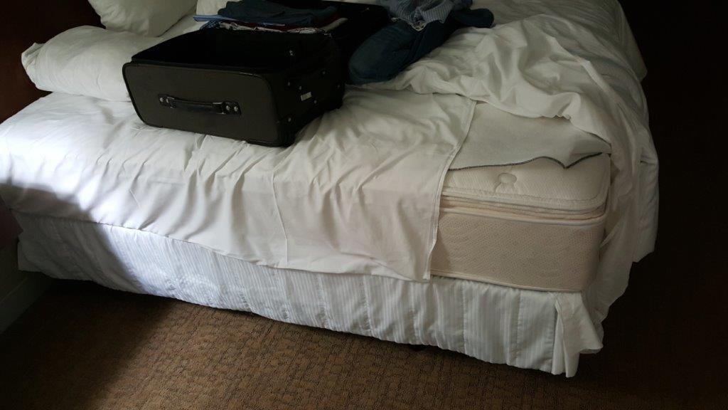 Bed made wrong. Can't sleep on this!