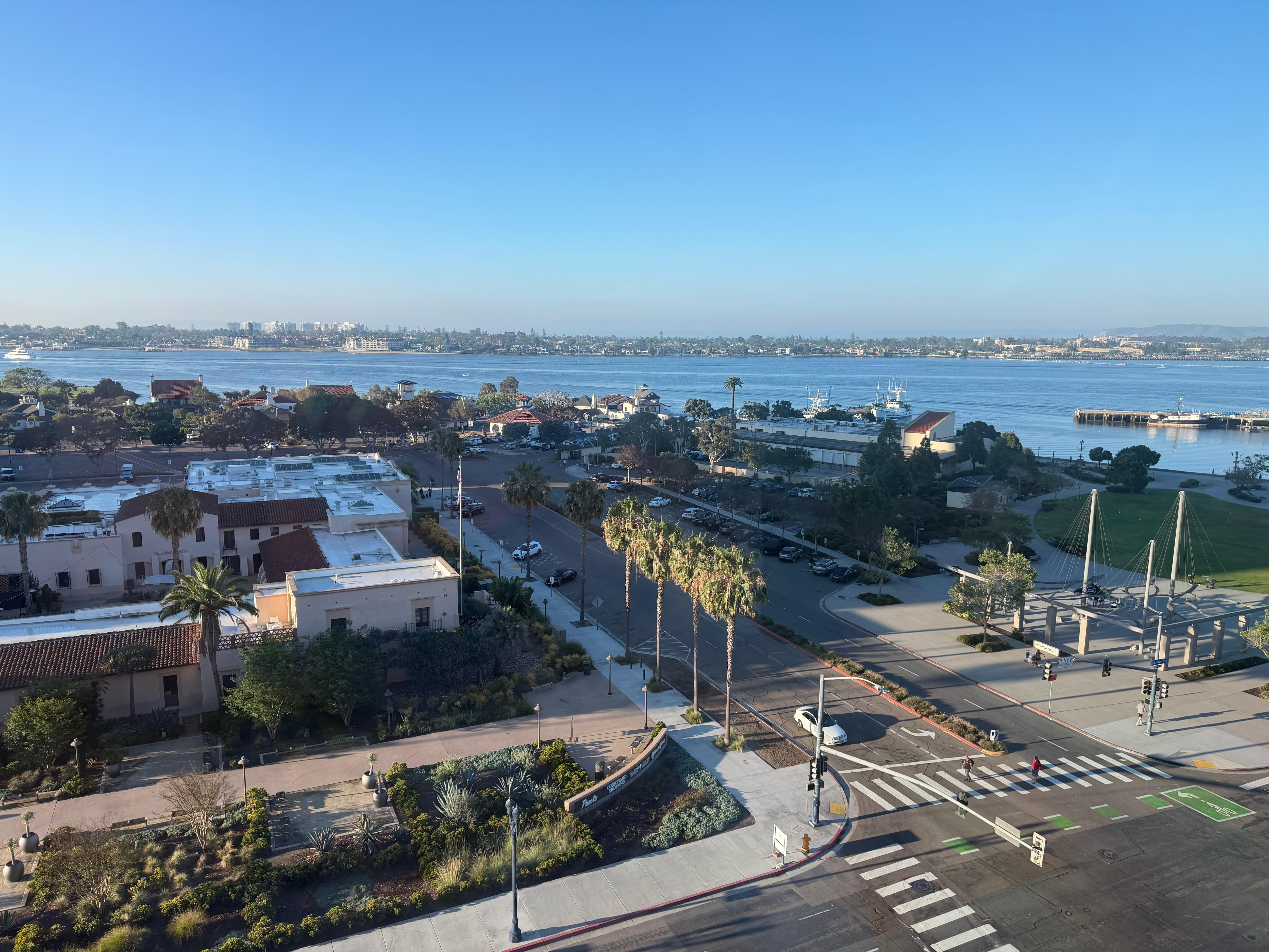 View from our room on the 8th floor