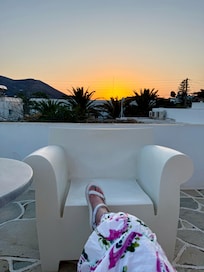 Sunset from the balcony