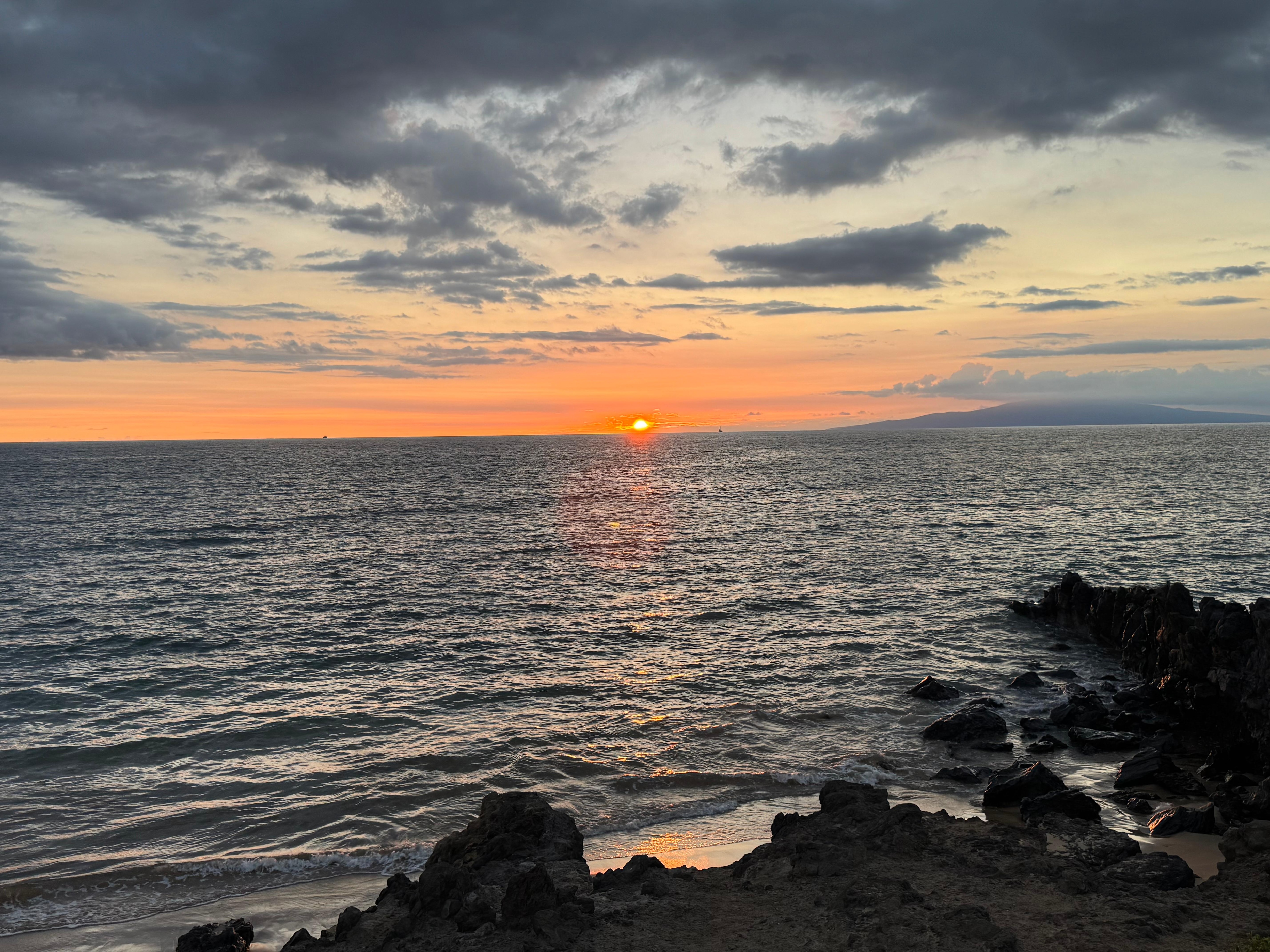 Sunset just a short walk away from house. 