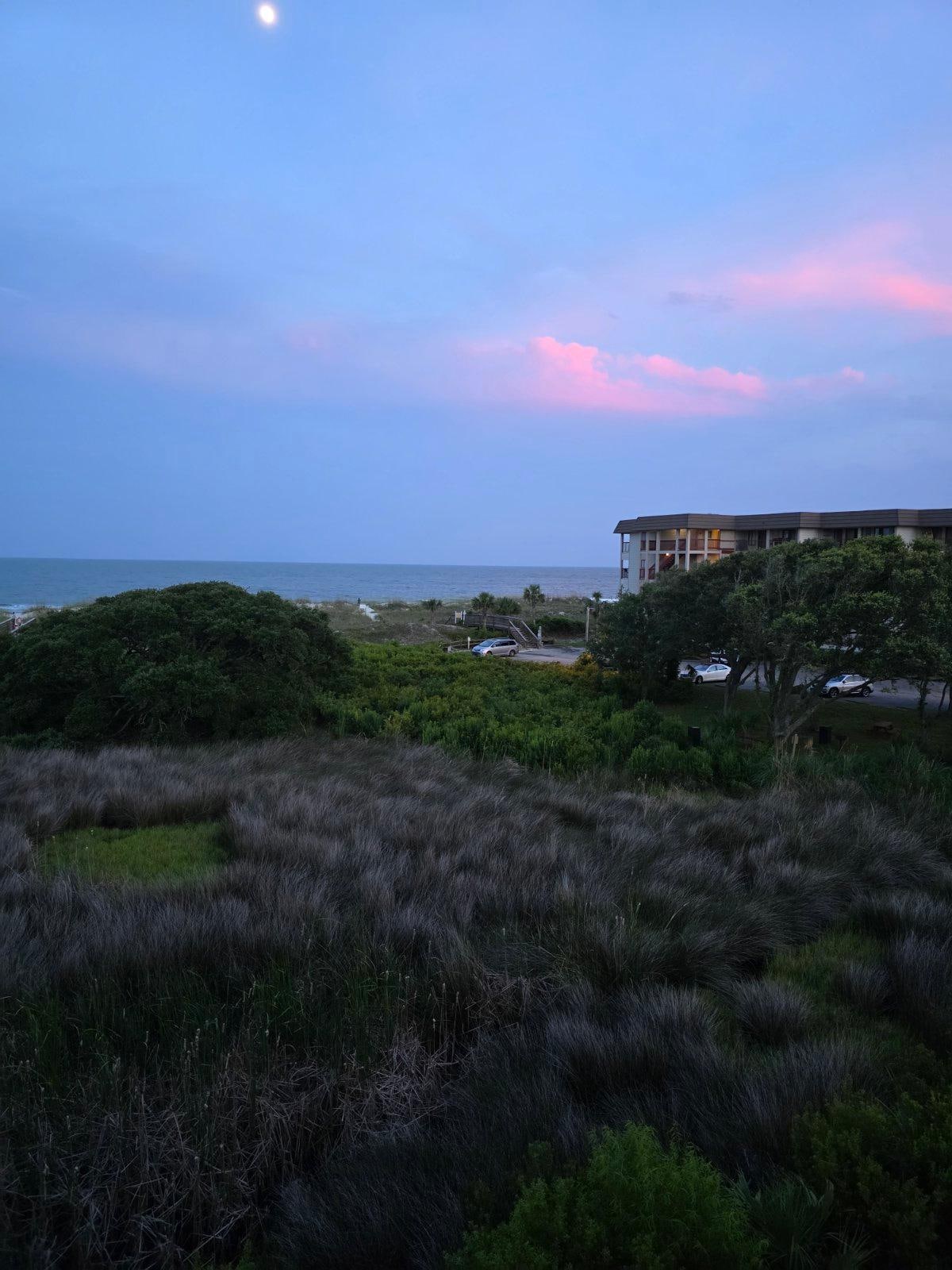 Sunset form the balcony.