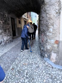 One of the beautiful passageways through the old city wall.