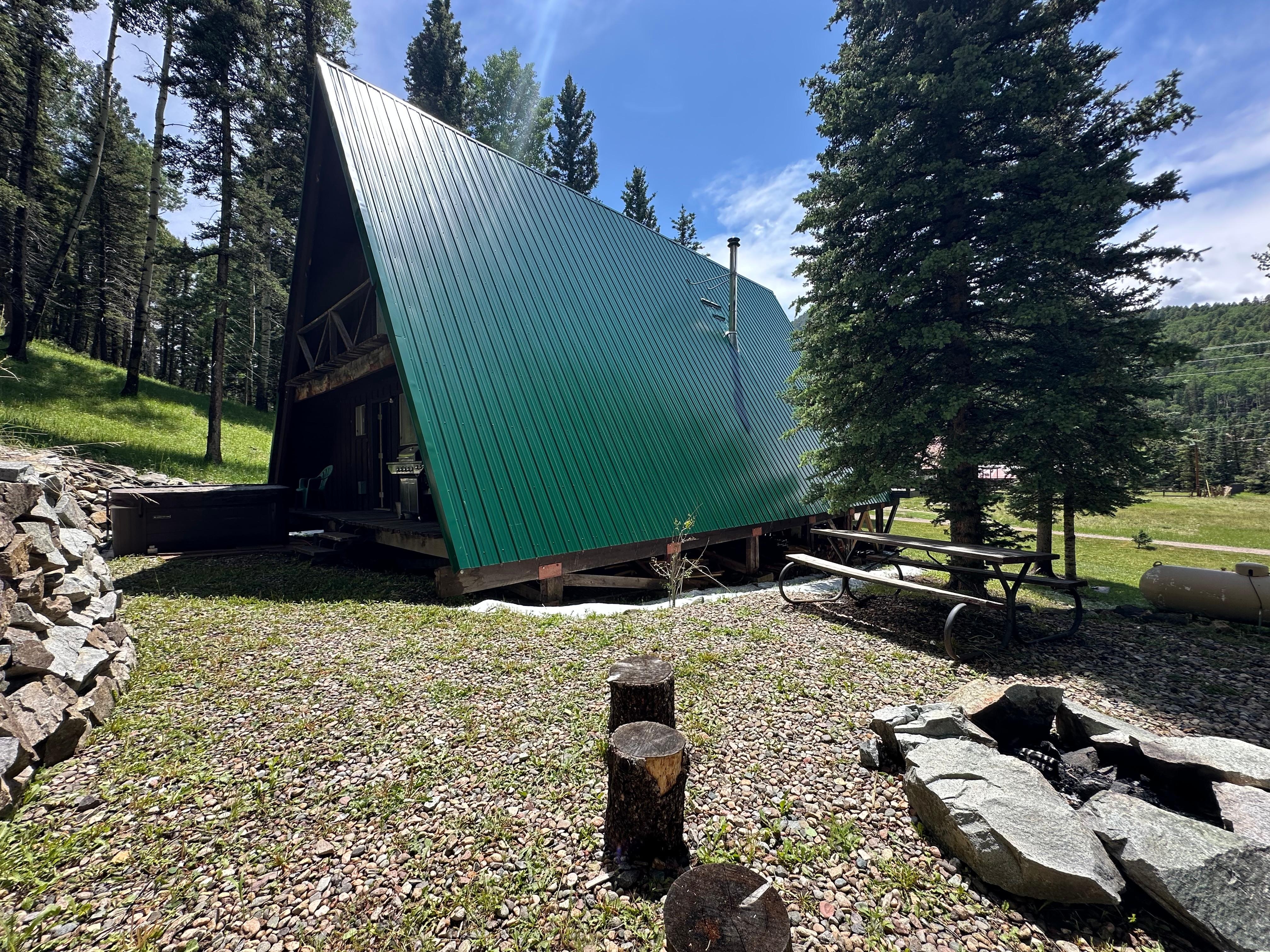 From the back of the property 