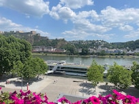 Vue de la chambre sur le Rhin