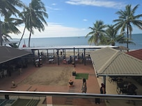 View from my deluxe ocean view suite