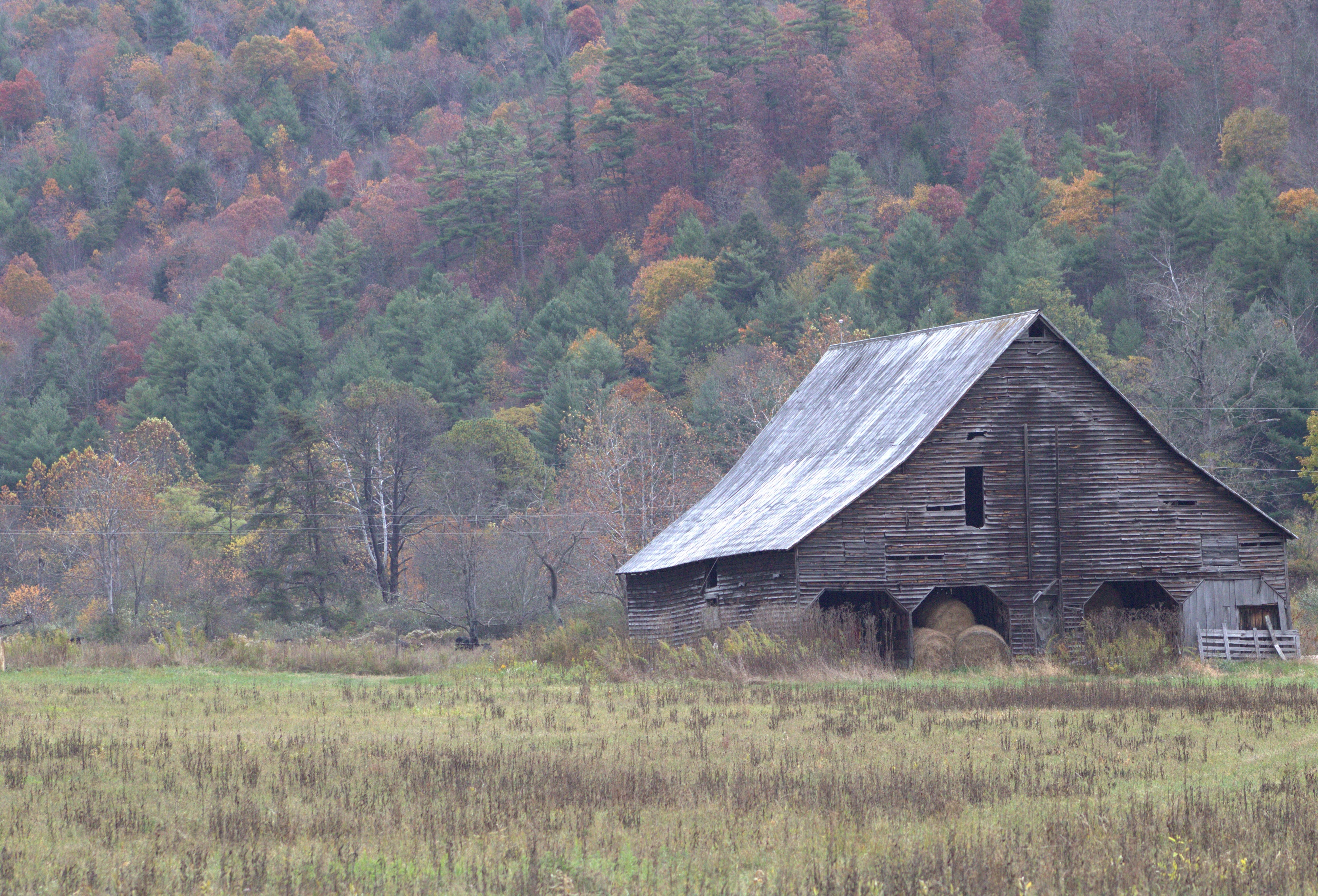 Here is the view from property.