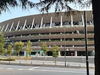 National Stadium across the street