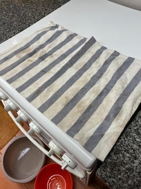 One of most of the dish towels