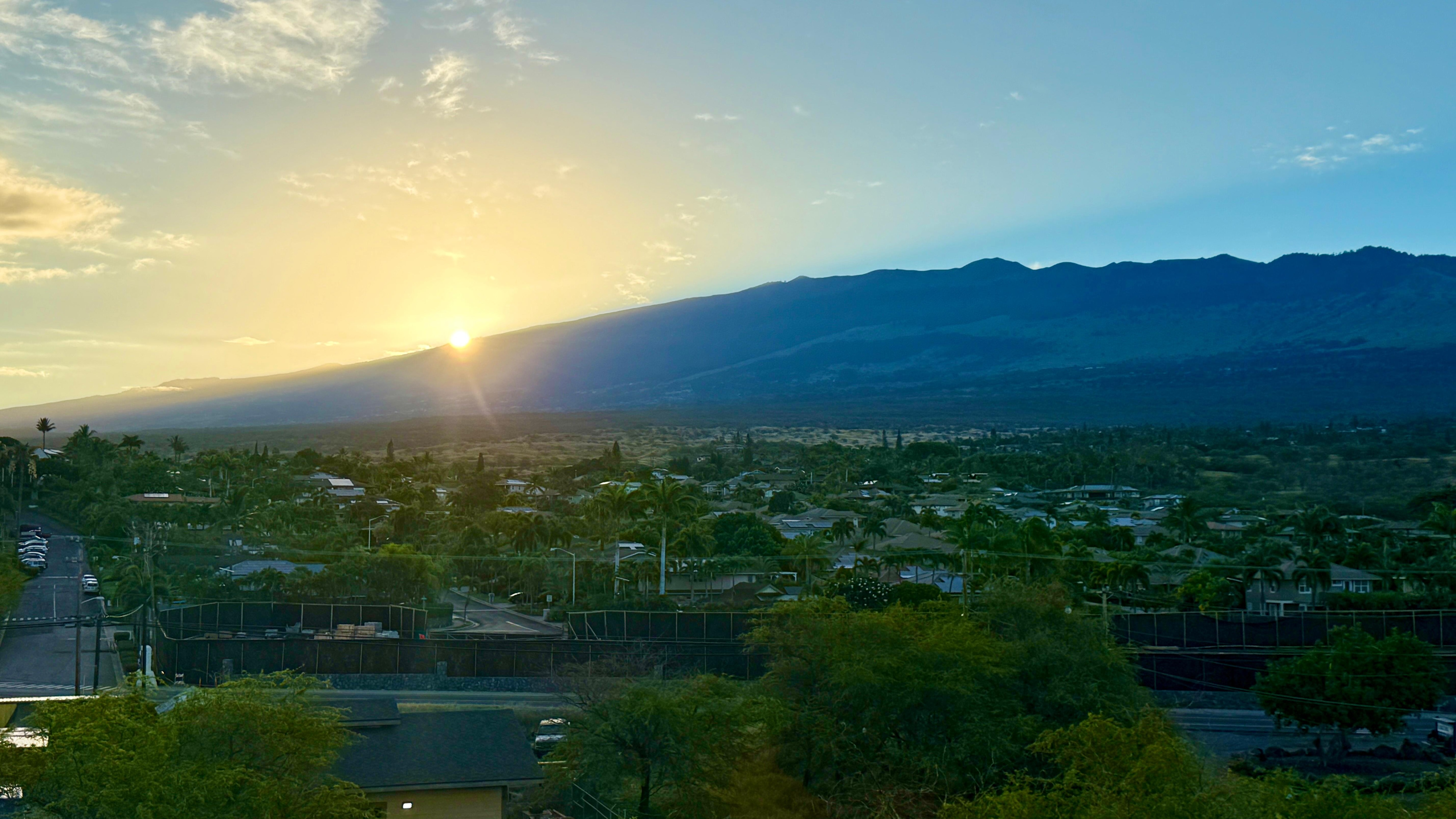 Sunrise from the building