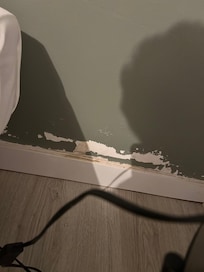 Chipping and peeling paint