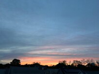 Sunset from the deck.