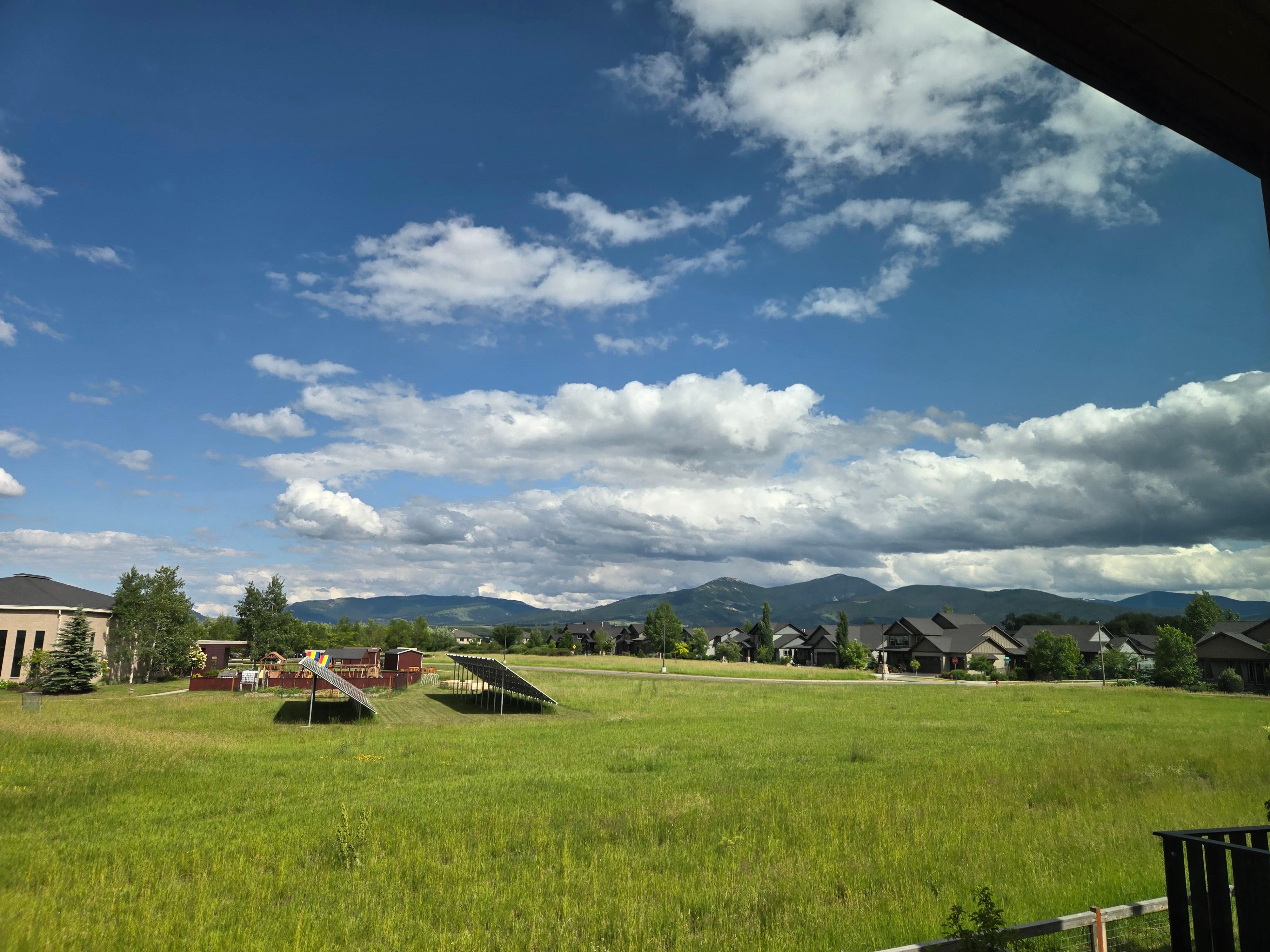 View from back of condo