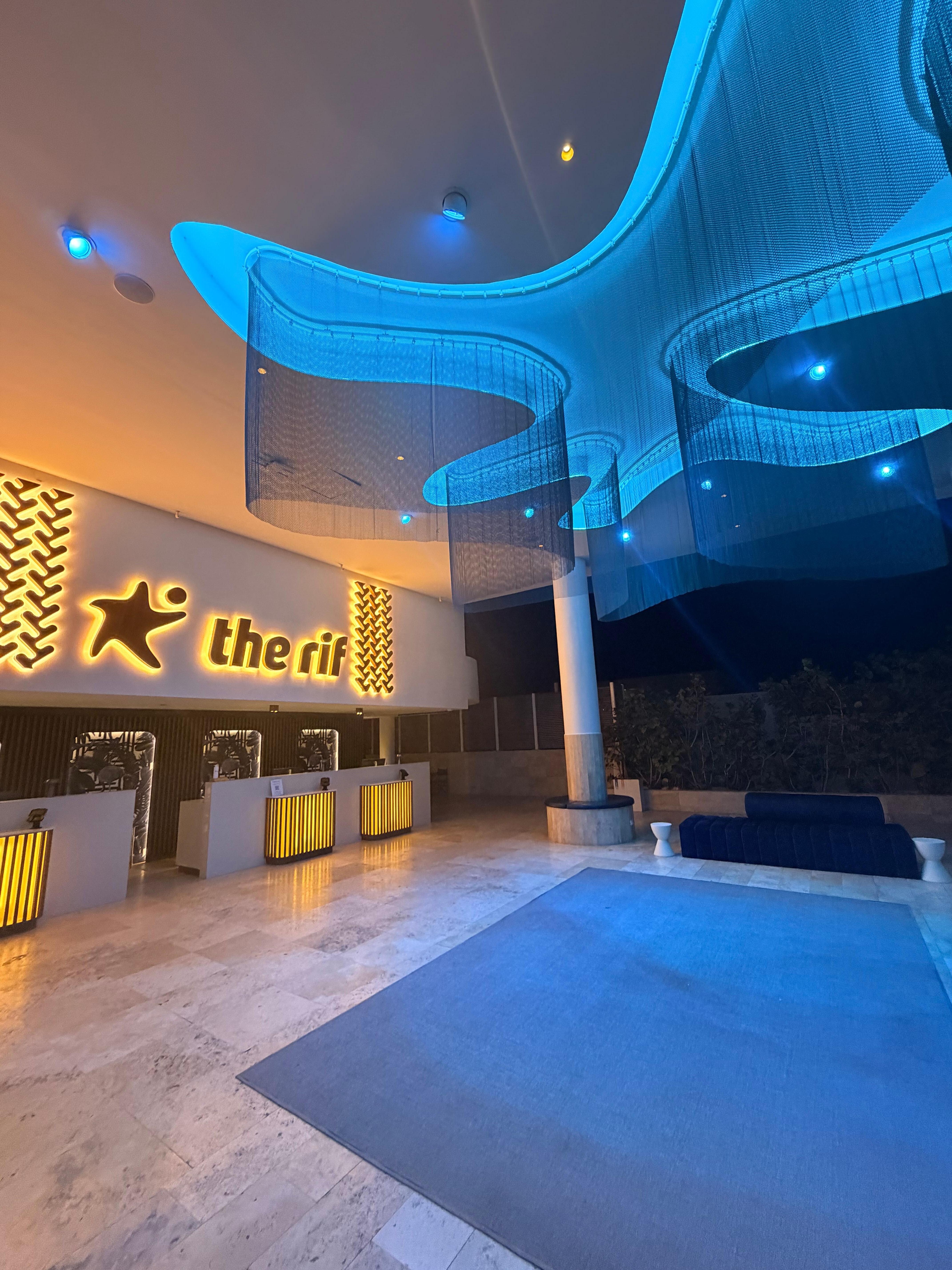 Front desk , got a drink upon check in