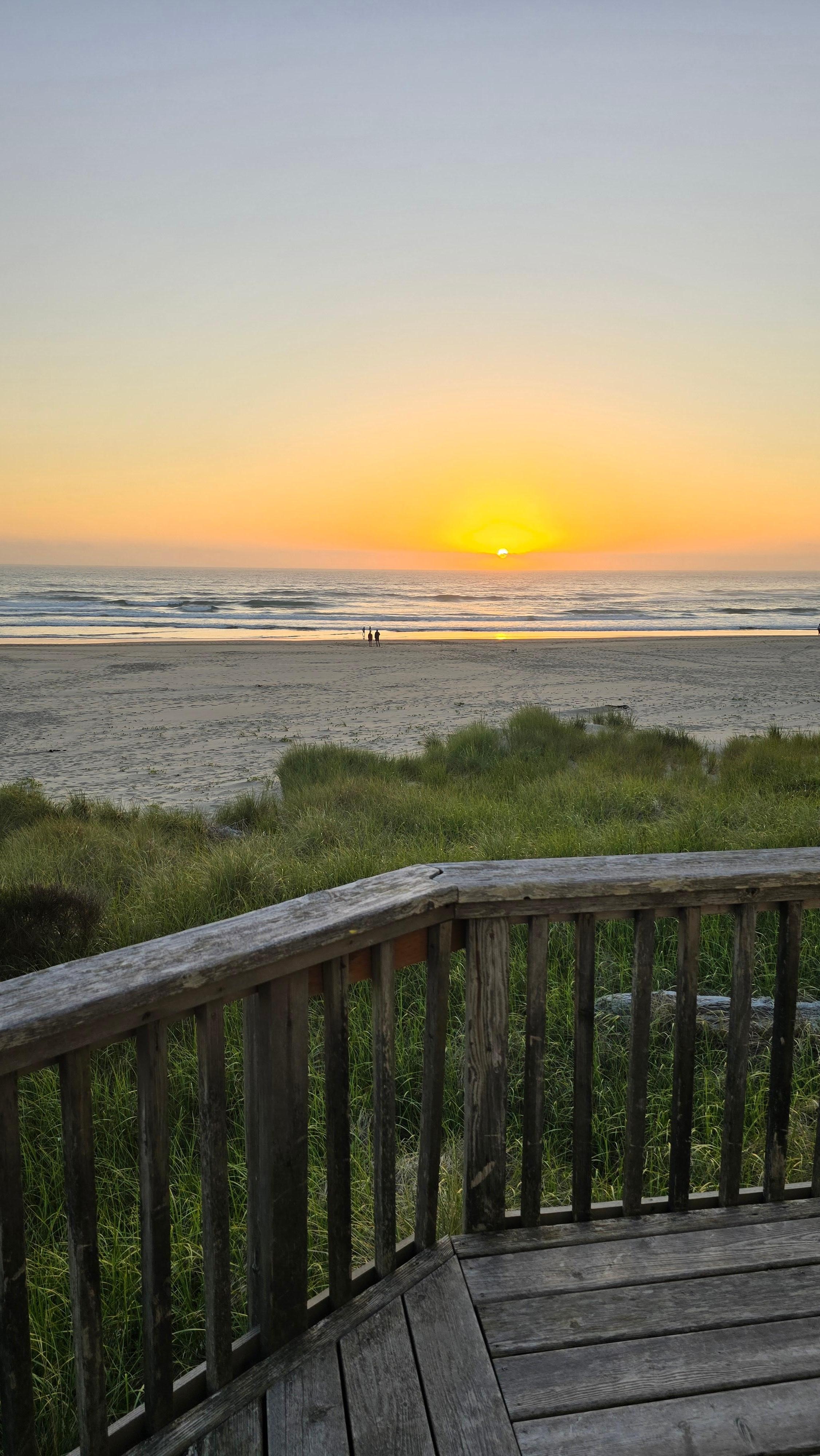 Beautiful sunsets off the deck