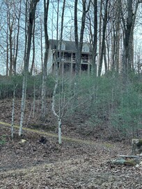 View of house from the creek.