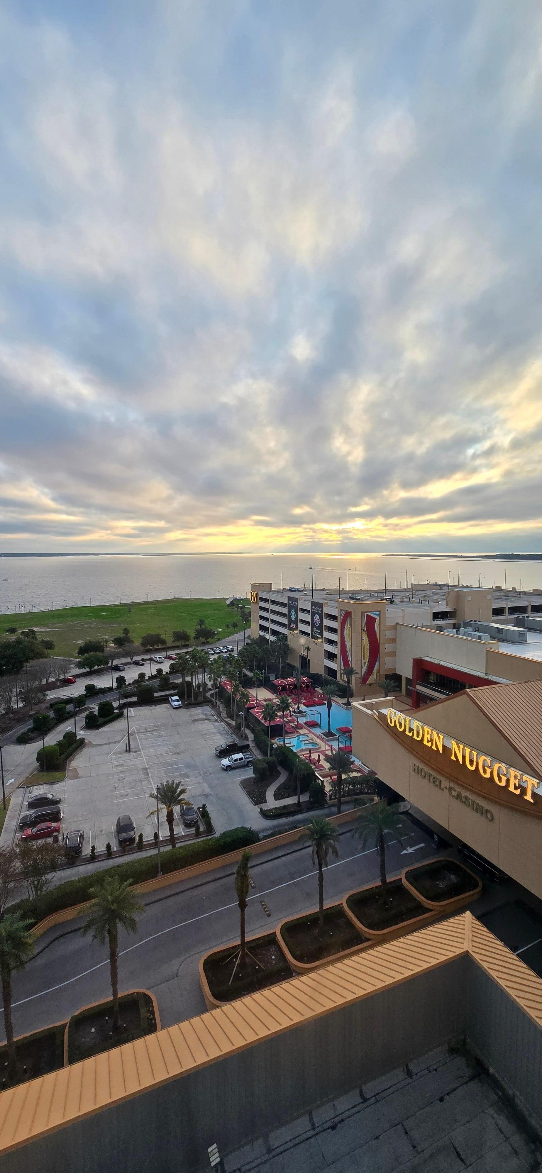 Sunrise from our room.