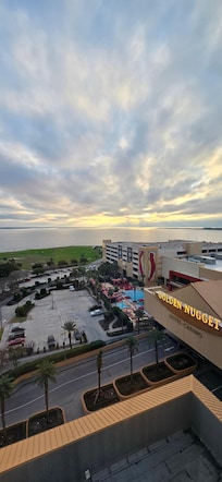 Sunrise from our room.