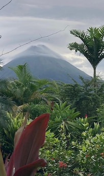 View of Arsenal Volcano from Hotel Secreto.
