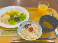 バイキング形式の朝食