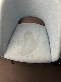 One of many nasty pieces of furniture.  Would you sit here?
