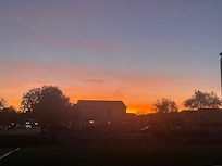 Neinborhood at sunset