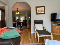 Very roomy with huge kitchen, dining room, comfy living room