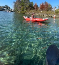 Kayaking from Hunters Park to 3 Sisters Springs