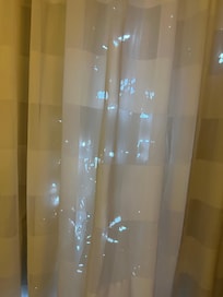 Black out curtain had holes