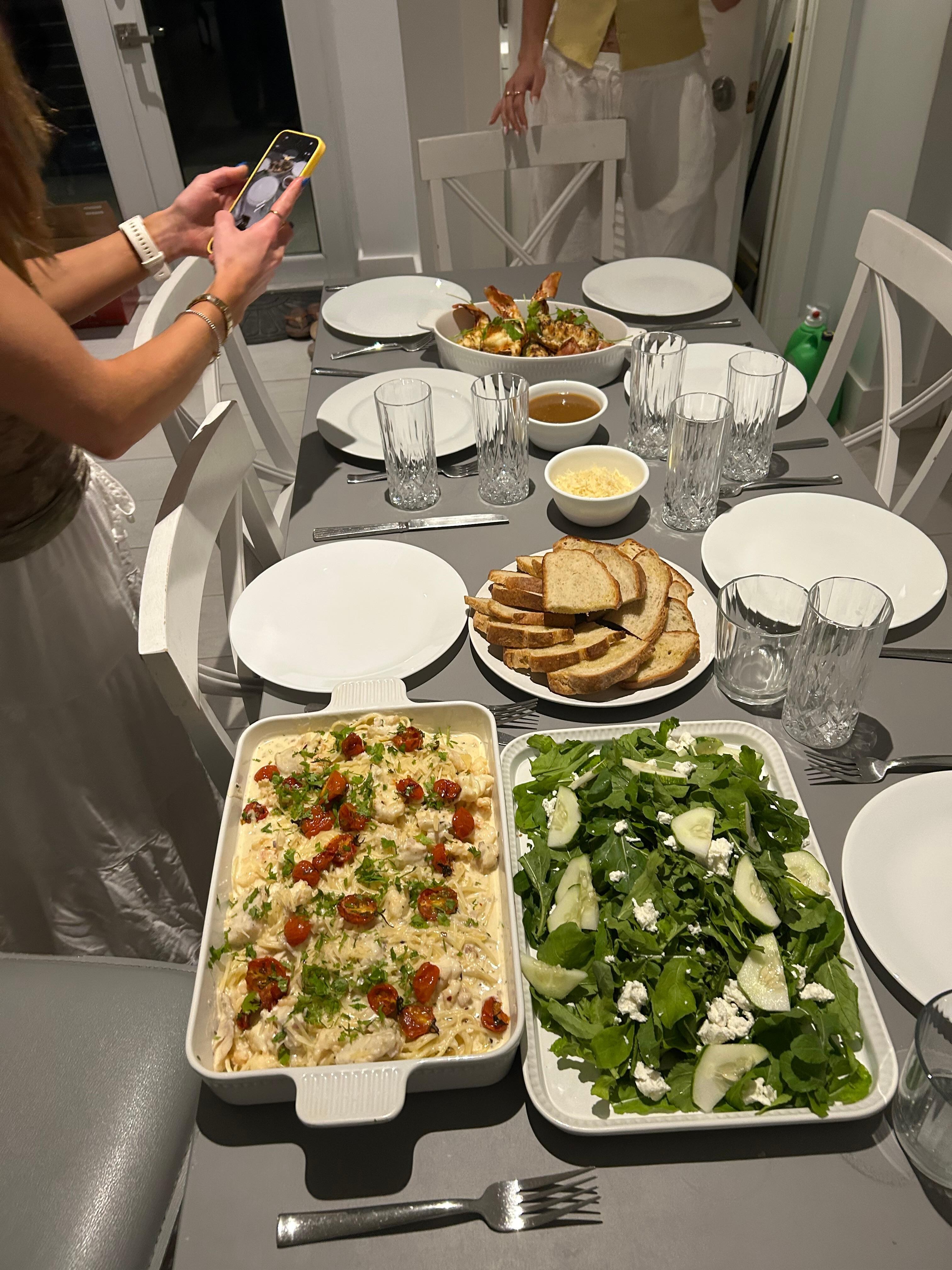 Room enough for chef to cook for all 8 of us