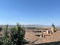 View west from walls
