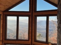 View from main floor family room