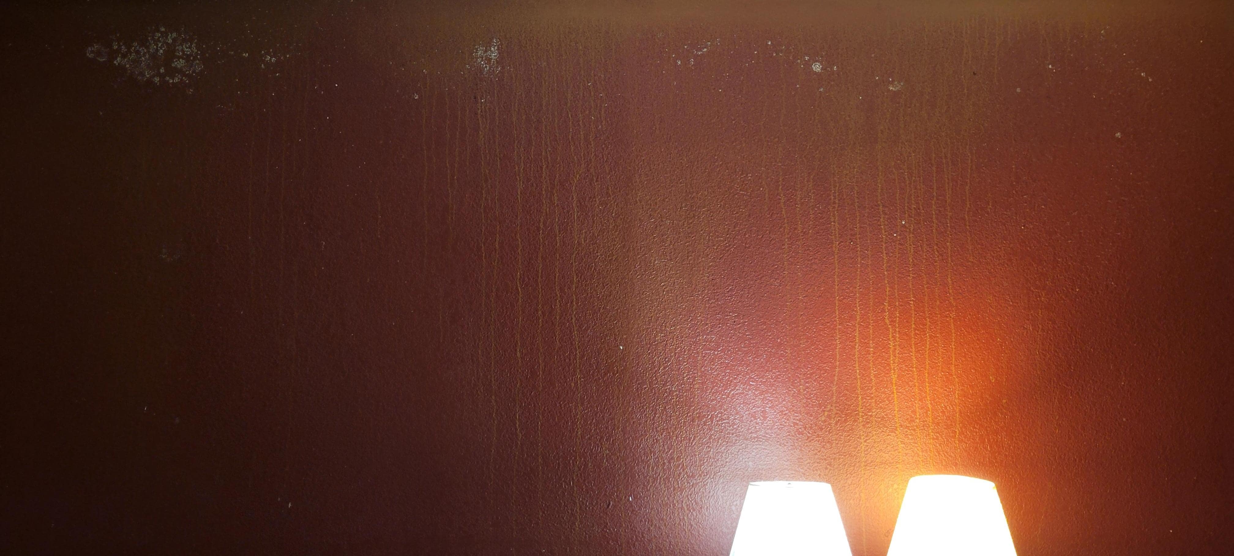 Something dripping down the walls