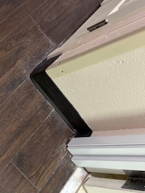 Dirty floor/baseboard