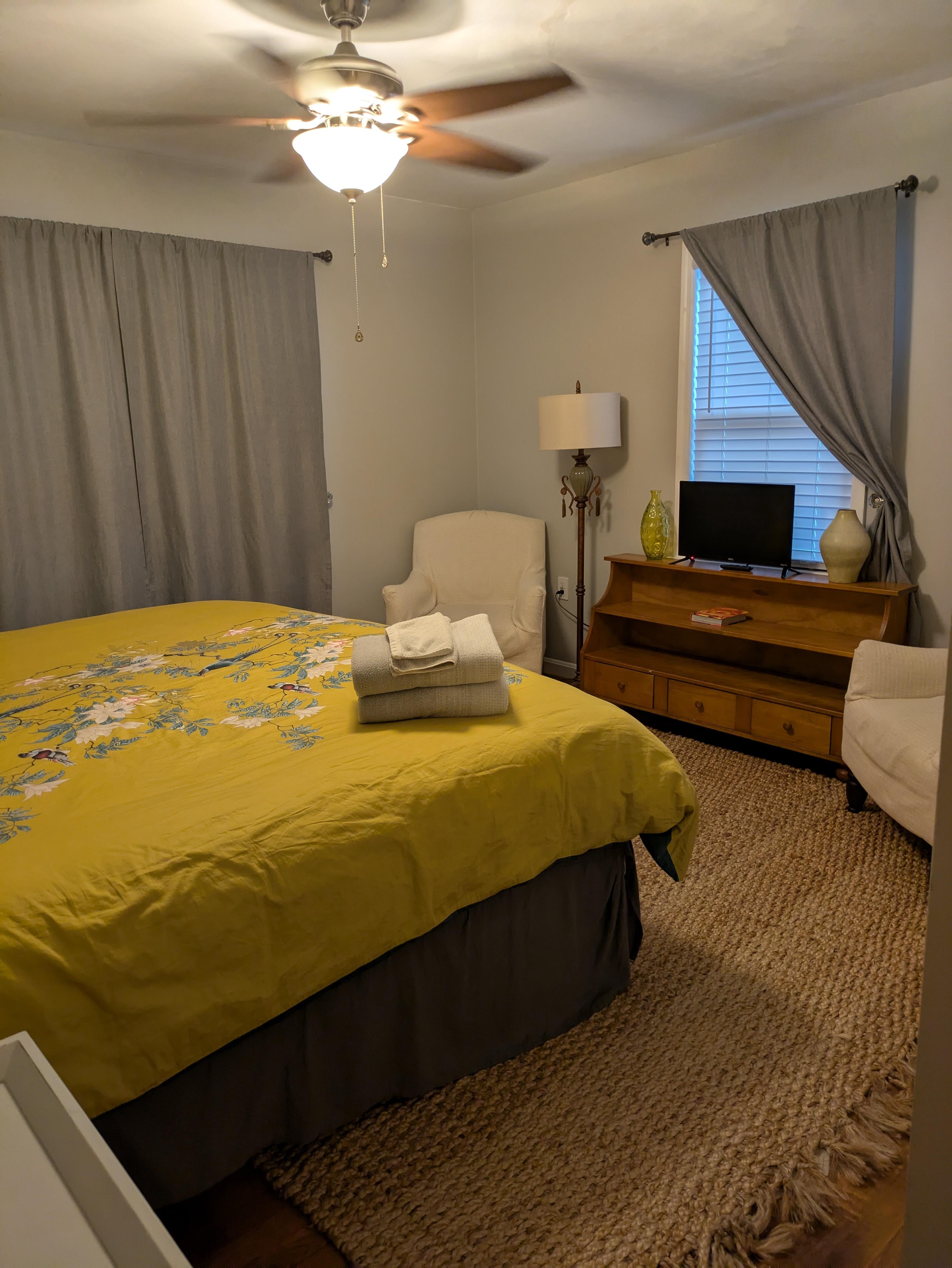 The master bedroom