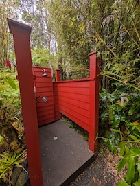 The outdoor shower is not to be missed.