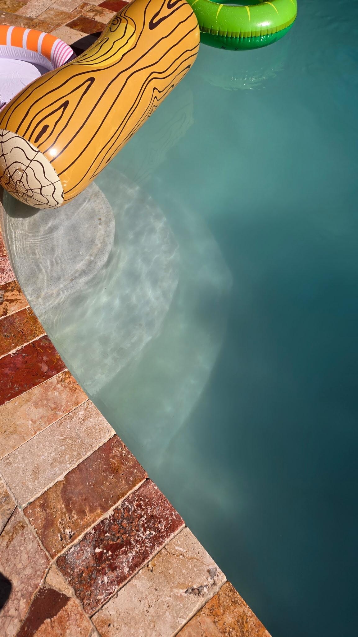 Best it got, could not clearly see top step day after this