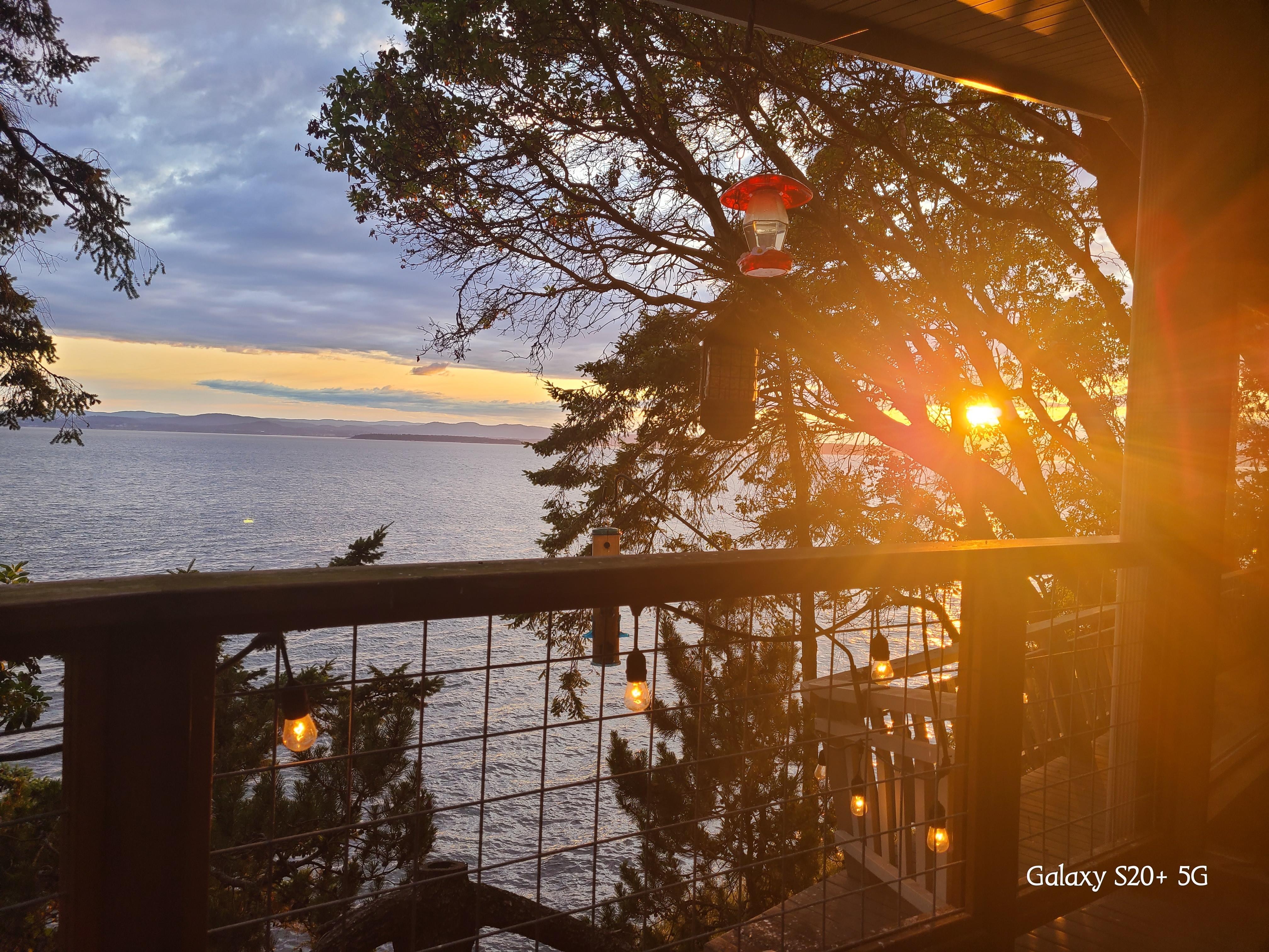 PNW sunset from the porch