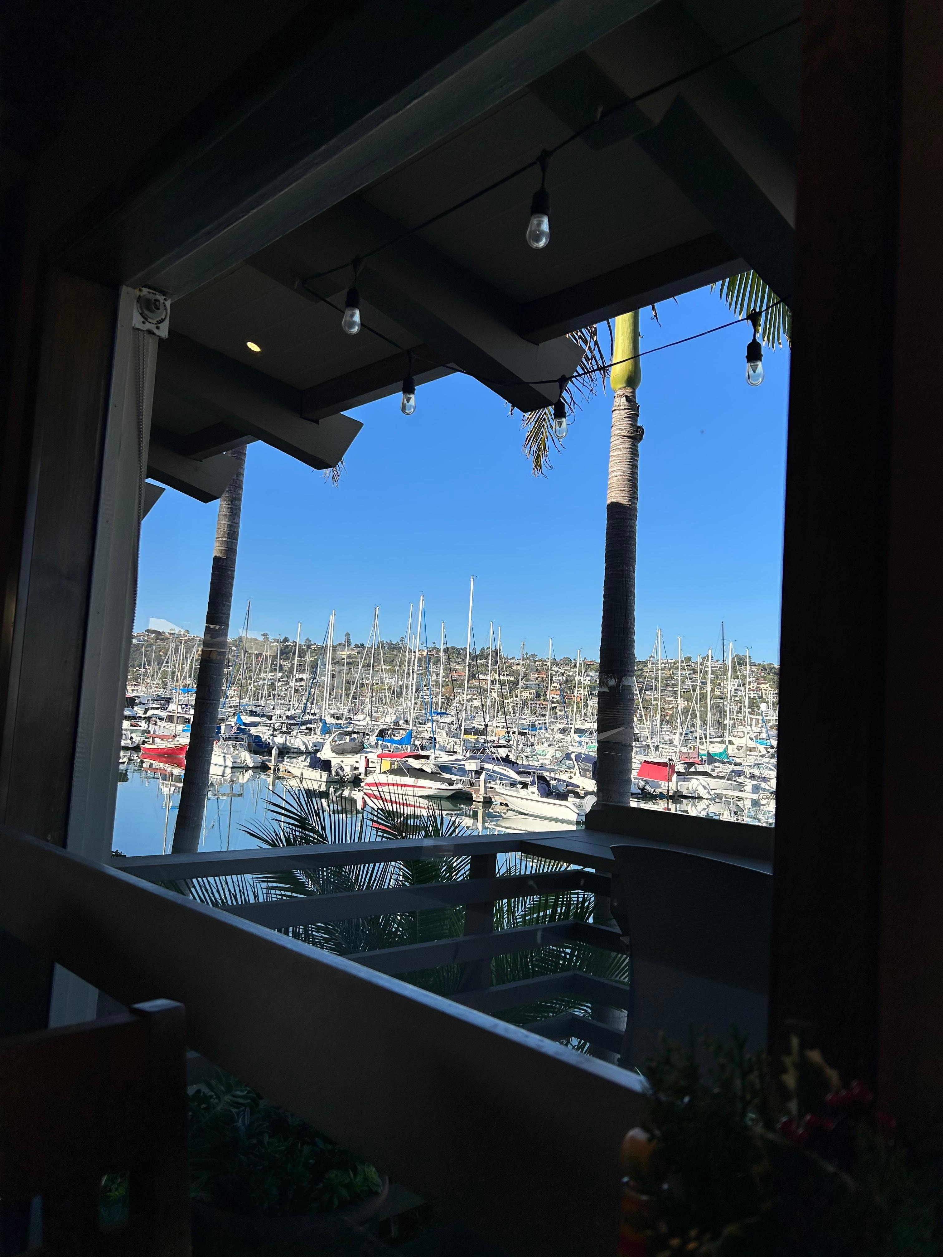 View from our breakfast table 