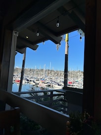 View from our breakfast table