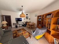 We spent most of our free time in this living room