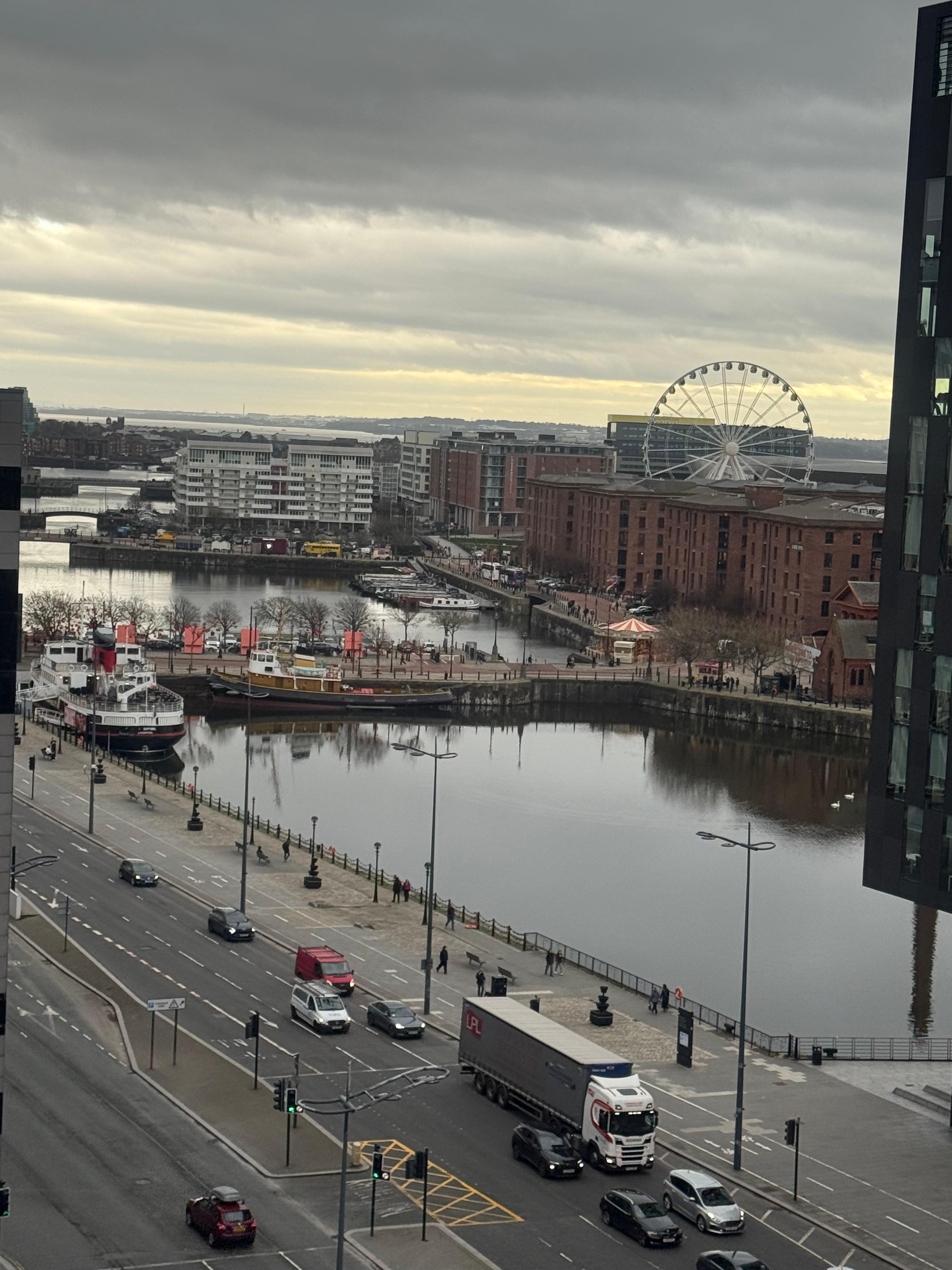 View from the rooftop bar 