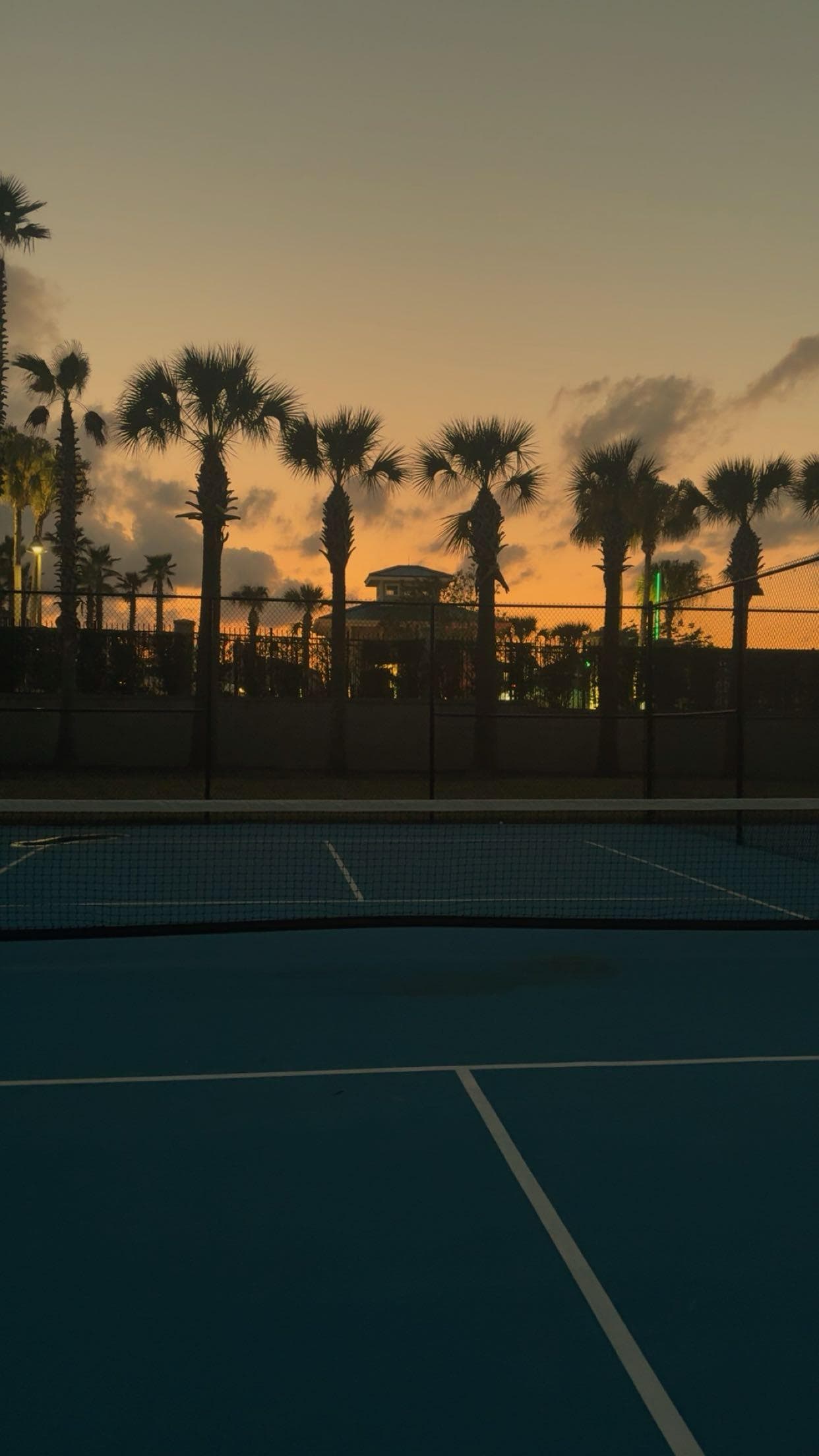 Pickle Ball court outside the condo