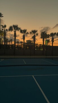 Pickle Ball court outside the condo