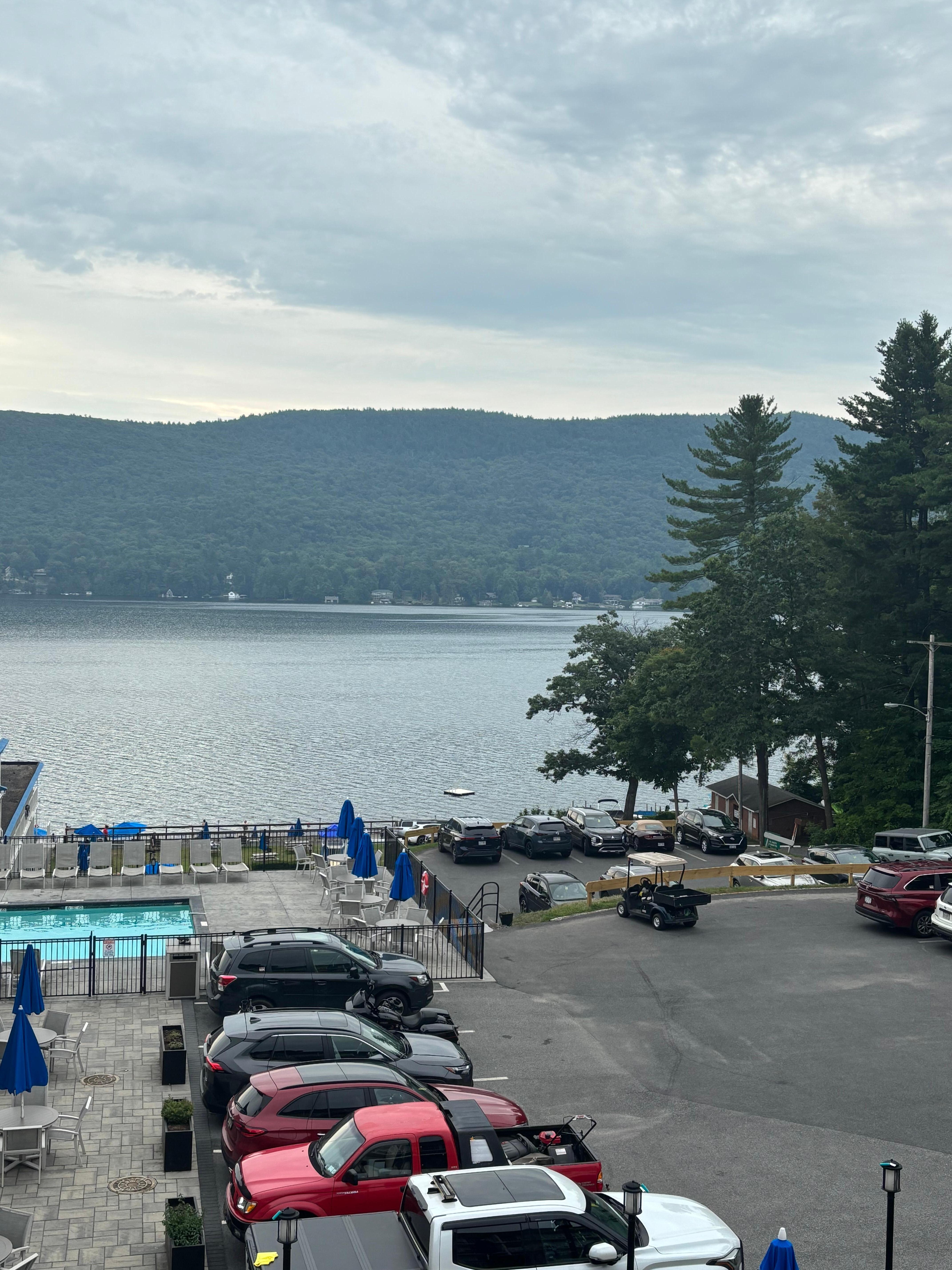 Stunning view from  our room.