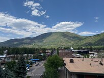 The view from the pool