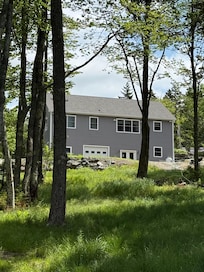 View of the house from the water.