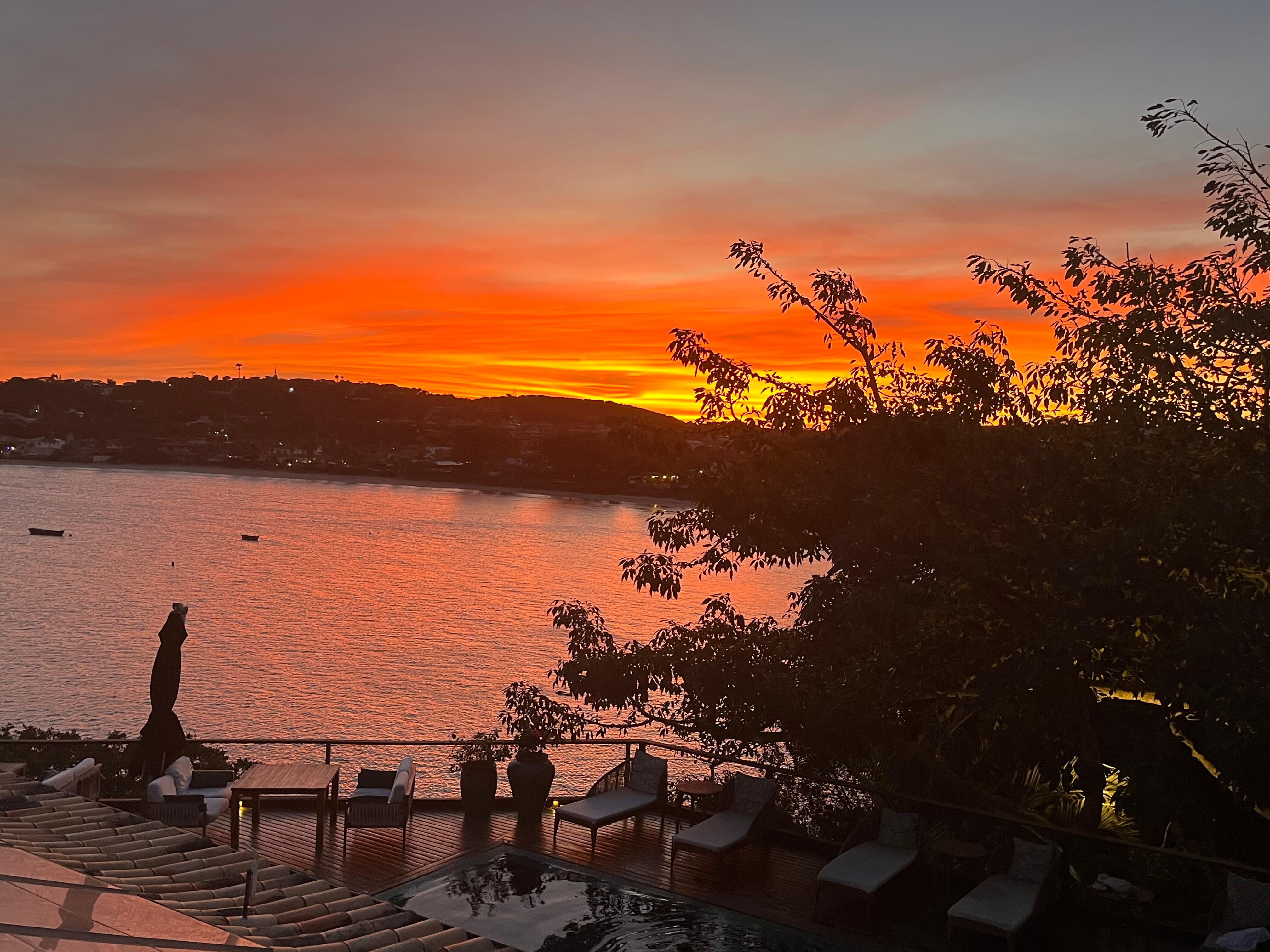 Sunset in the room