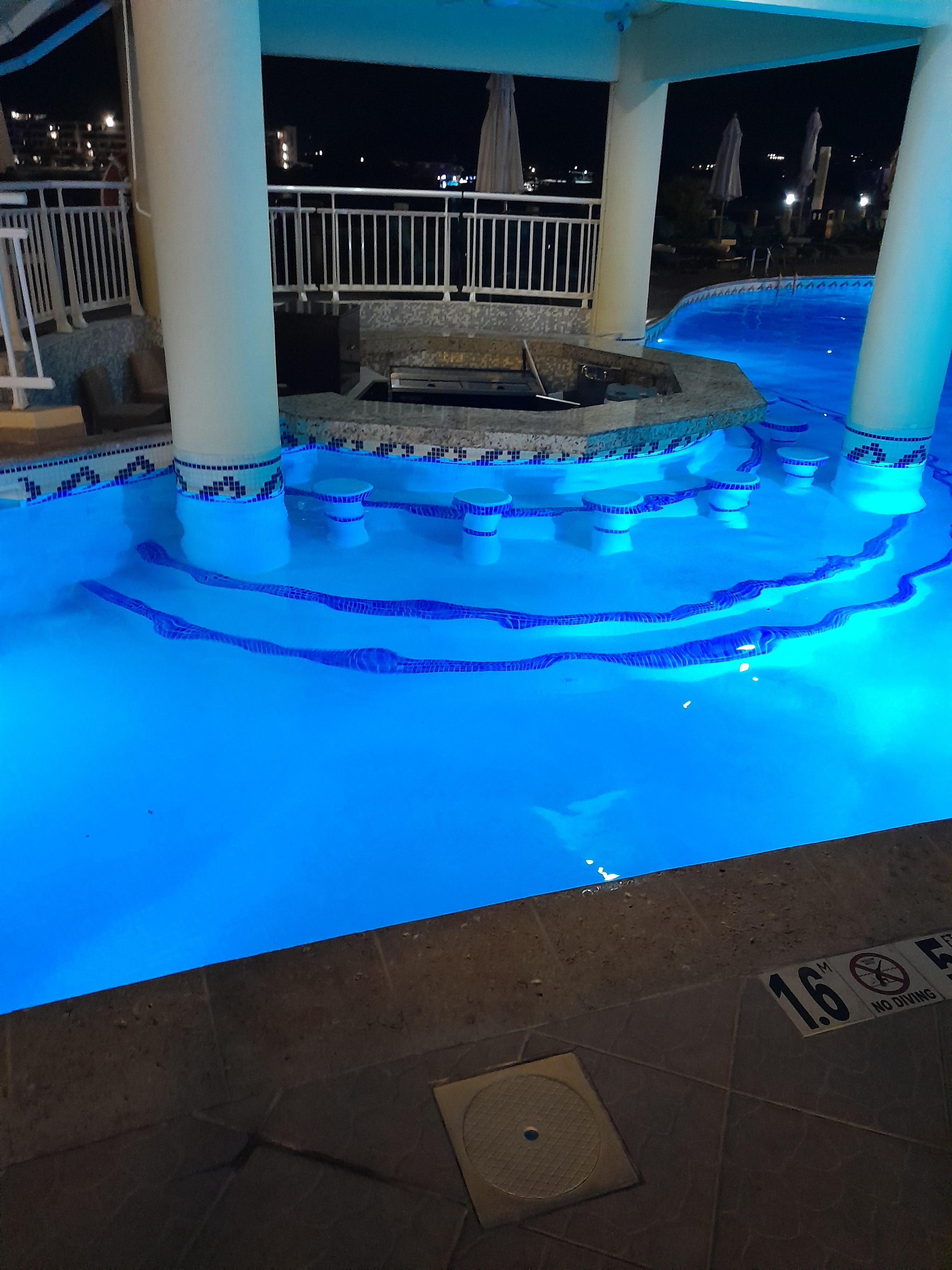 The Villas pool bar.
