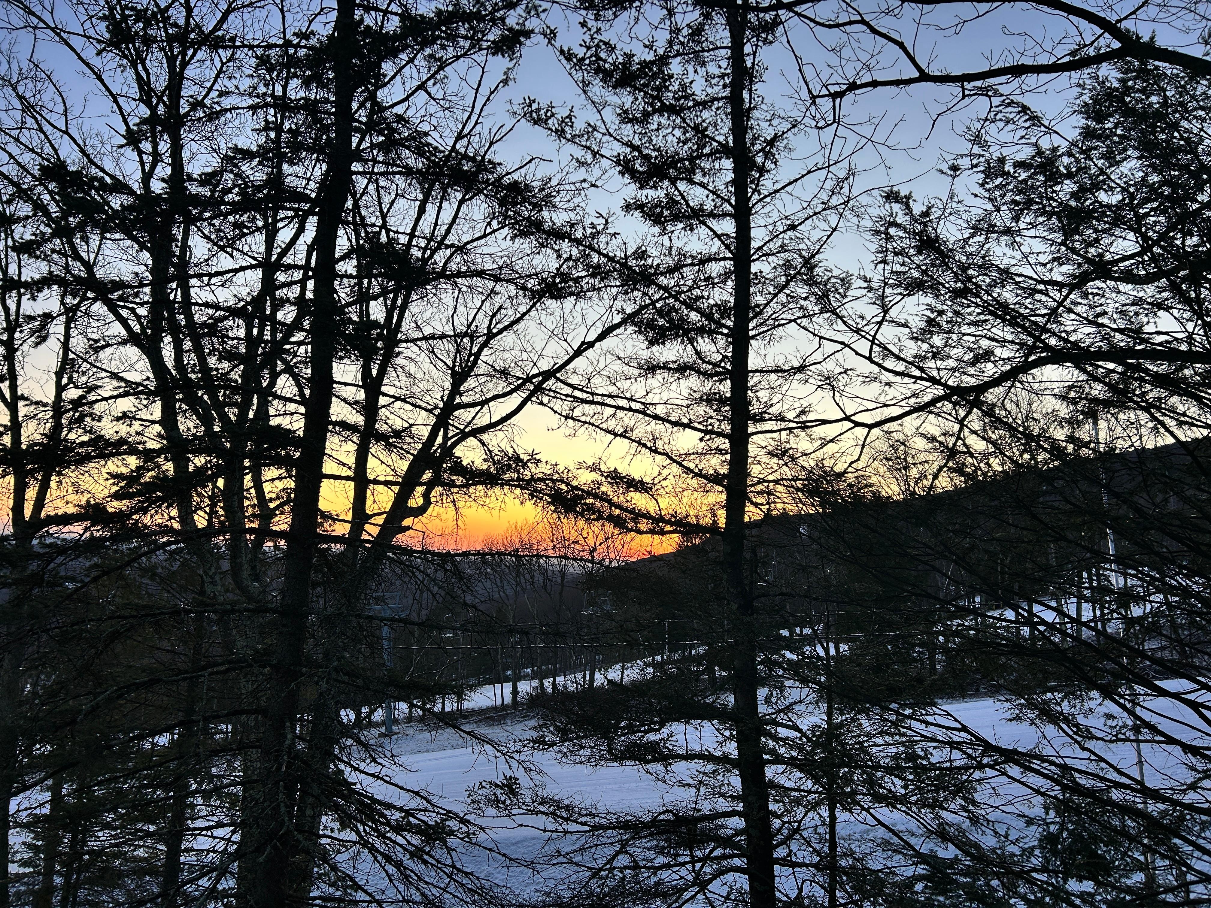 Beautiful sunrise view